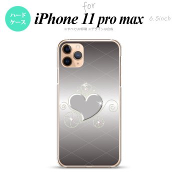 iPhone11ProMax iPhone11pro max スマホケース ハードケース ハート E グレー メンズ レディース nk-i11pm-318