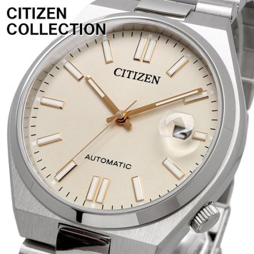 CITIZEN 腕時計 シチズン 時計 ウォッチ シチズン コレクション TSUYOSA Collection ツヨサ コレクション 自動巻き メカニカル シャンパンゴールド メンズ NJ0151-88W [並行輸入品]