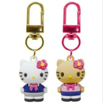 サンリオ ハローキティ ギャル PVCペアキーホルダー Sanrio