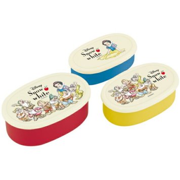 白雪姫 シール容器 3Pセット ※送料無料(北海道・沖縄は除く)
