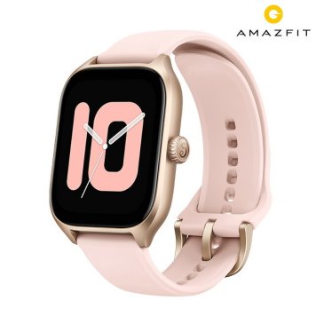 アマズフィット GTS4 充電式クオーツ スマートウォッチ メンズ レディース Alexa Bluetooth Amazfit SP170051C183 デジタル ピンク 記念品 プレゼント ギフト