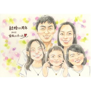 結婚記念日 ギフト 似顔絵 贈り物 名入れ プレゼント 手描き 結婚10周年 お祝い 記念日 結婚記念日 節目 大人数 両親 家族 夫婦 お父さん お母さん 名入れ 下書き確認 修正無料 親孝行 喜ばれる そっくり 宝物 10周年 思い出 節目 記念 感謝 一生もの 笑顔 実績多数 記念品 感動 オーダーメイド サプライズ 米寿 50周年 披露宴 家族写真代わり