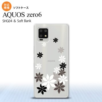 SHG04 SHG04 ZERO6 AQUOS zero6 スマホケース ソフトケース ティアレ A 黒 メンズ レディース nk-zero6-tp1077