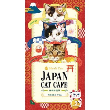 フックティー ジャパンキャットカフェ 煎茶 [26-0556-123] 52139 日本茶 お茶 緑茶 個包装 猫型 ティーバッグ ねこ プチギフト 贈り物 プレゼント かわいい お土産 ギフト