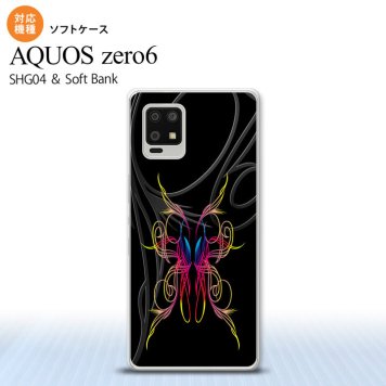 SHG04 SHG04 ZERO6 AQUOS zero6 スマホケース ソフトケース ピンスト 黒 ピンク ブルー メンズ レディース nk-zero6-tp1238