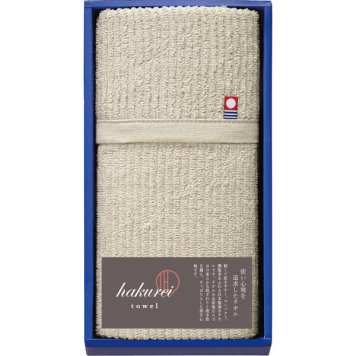 今治薄麗 今治薄麗 フェイスタオル [26-0599-051] IPG43100-BE タオル ｜ 綿100% 薄手 乾きやすい コンパクト ｜ 内祝い ギフト プレゼント 日常使い | ストライプ柄 清潔 吸水性 ｜ 化粧箱入