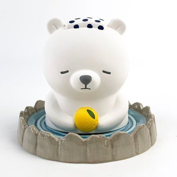 ねむねむアニマルズ ラッキー ねむねむアニマルズ 温泉加湿器 しろくまのラッキー 加湿器 リブハート グッズ