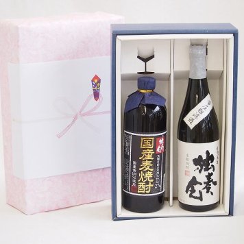 本格麦焼酎贈り物ギフトボックスセット 麦焼酎独奏会 国産麦27°(大分県)720ml麦焼酎独奏会 常圧粗濾過27°(大分県)720ml