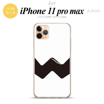 iPhone11ProMax iPhone11pro max スマホケース ソフトケース ギザギザ 白 黒 メンズ レディース nk-i11pm-tp193