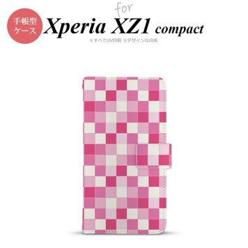 【手帳型 スマホ カバー ケース】【SO02K】【エクスペリア XZ1】手帳型 ケース SO-02K スマホ カバー Xperia XZ1 Compact エクスペリア スクエア ピンク nk-004s-so02k-dr1018【メール便送料無料】