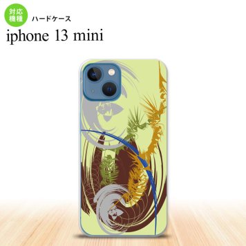 iPhone13mini iPhone13 mini ケース ハードケース アート 緑  nk-i13m-1265
