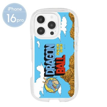 ドラゴンボール iPhone16Pro ケース クリア 透明 くびれ DragonBall キャラクター グッズ スマホ カバー エアクッション ハイブリッド 耐衝撃 シェイプフォルム インナーシート付仕様 iPhone 2024 6.3inch ３眼 アイホン アイフォン CrystalClearCae DB-65A