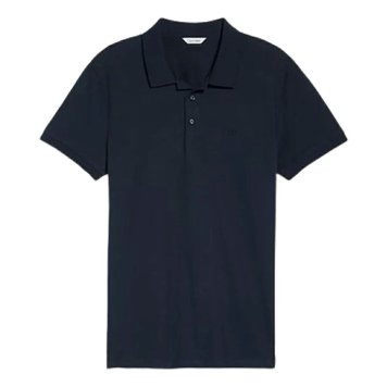 カルバンクライン Calvin Klein(CK) ポロシャツ 半袖 コットン ワンポイント スリムフィット シンプル 40QM223 410 SMOOTH COTTON SLIM FIT POLO メンズ ネイビー