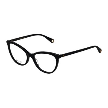グッチ GUCCI メガネ フレーム 眼鏡 フレームのみ GG1079O-001 アイウェア EYEWEAR ウェリントン型 キャットアイ型 オプティカルフレーム レディース ブラック