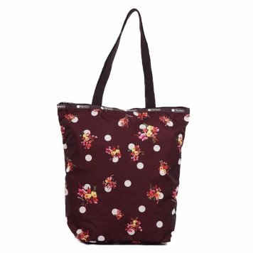 レスポートサック LeSportsac トートバッグ DAILY TOTE 2432 F035 デイリートート CHESHIRE チェシャー ボルドー系 ショルダーバッグ 新品