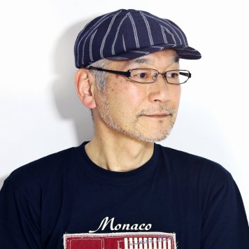 ハンチング帽 キャップ ストライプ柄 春 夏 MATSUI ANGELICO 麻 ハンチング ストライプ アンジェリコ 日本製 メンズ リネン100% イタリア製ブランド生地 縦縞 麻100% サイズ調整可能 マツイ 帽子 紳士 紺 ネイビー 父の日 ギフト プレゼント ラッピング 敬老の日