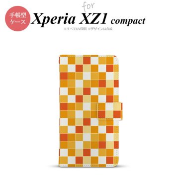 【手帳型 スマホ カバー ケース】【SO02K】【エクスペリア XZ1】手帳型 ケース SO-02K スマホ カバー Xperia XZ1 Compact エクスペリア スクエア オレンジ nk-004s-so02k-dr1015【メール便送料無料】