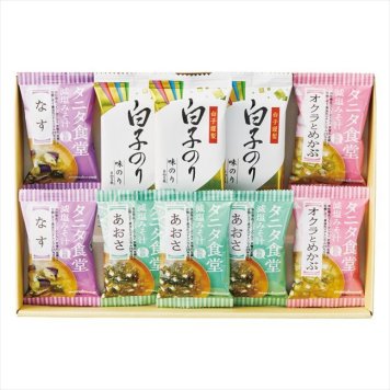   タニタ食堂監修減塩みそ汁･白子のり詰合せ  ST-25  内祝 内祝い お祝 御祝 記念品 出産内祝い プレゼント 快気祝い 粗供養 引出物