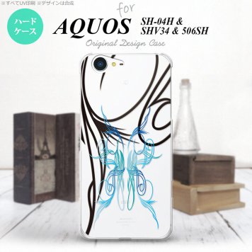 【SH04H】【スマホケース/スマホカバー】【アクオス ゼータ】SH04H スマホケース AQUOS ZETA SH04H カバー アクオス ゼータ ピンスト line×青 nk-sh04h-1236【メール便送料無料】
