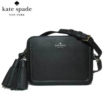 ケイト・スペード アウトレット kate spade ショルダーバッグ WKRU5801 レザー タッセル 斜め掛けショルダー arla / orchard street / black(001)：ブラック【RCP】【楽天カード分割】【レディース】