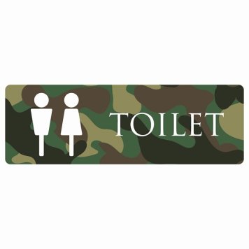トイレ 案内 シール 男女マーク 迷彩 カラー 長方形 ドア 防水 屋内 屋外 サインステッカー ピクトサイン トイレマーク表示 案内 注意 施設 御手洗 TOILET おしゃれ シンプル 安全対策