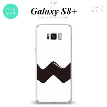 【SC03J】【スマホケース/スマホカバー】【ギャラクシーS8+】SC03J スマホケース Galaxy S8+ SC-03J カバー ギャラクシーS8+ イラストデザイン（A） 白×黒 nk-sc03j-193【メール便送料無料】