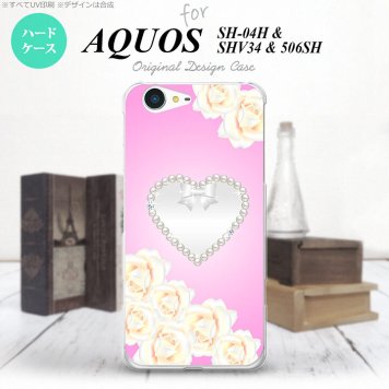 【SH04H】【スマホケース/スマホカバー】【アクオス ゼータ】SH04H スマホケース AQUOS ZETA SH04H カバー アクオス ゼータ ハート（D） ピンク nk-sh04h-234【メール便送料無料】