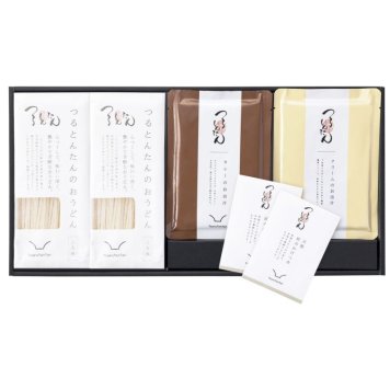 【ギフト対応無料】つるとんたん かけ・カレー・クリームのおうどん 6人前 (KH-03) ※送料無料(北海道・沖縄は除く)