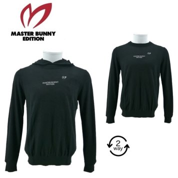 マスターバニーエディション メンズ ニット カシミヤ 天竺 フード取り外し可能 ニット MASTER BUNNY EDITION 758-1270013 お祝い 記念品 お父さん 父の日 彼氏 男性 30代 40代 50代 60代  還暦祝い 敬老の日 人気プレゼント プレゼント