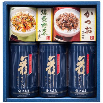 送料無料 お歳暮 大森屋 卓上のり・ふりかけ詰合せ NTF-20G NTF-20G 9586-091 ※11/2以降の出荷予定となります。北海道・沖縄・離島は配達不可 全国送料無料 御歳暮 早割 お歳暮2026 御挨拶 お取り寄せ グルメ スイーツ