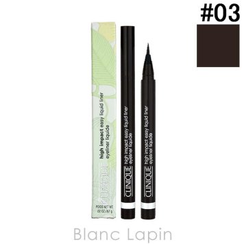 クリニーク CLINIQUE インパクトリキッドアイライナー #03 ダーク ブラウン 0.67g