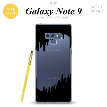 Galaxy Note 9 ギャラクシー ノート9 SC-01L SCV40 スマホケース カバー ソフトケース イラストデザイン（B） 黒 nk-note9-tp194[スマホ,スマホケース,スマホカバー,ケース,カバー,ジャケット]