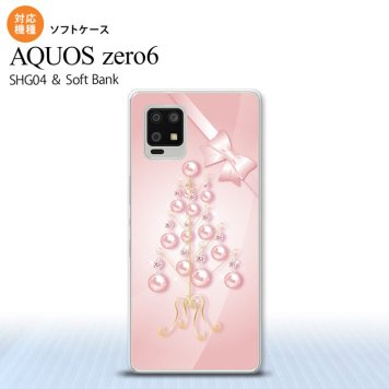 SHG04 SHG04 ZERO6 AQUOS zero6 スマホケース ソフトケース ツリーオブジェ ピンク メンズ レディース nk-zero6-tp305