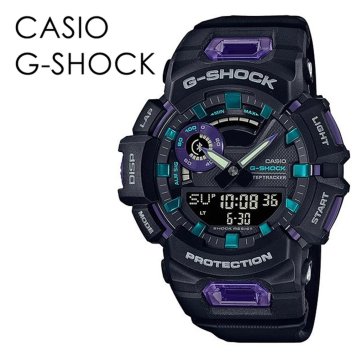 カシオ Gショック Bluetooth スポーツやトレーニングに特化したモデル GPS機能 オートラップ機能 距離計測 モバイルリンク ジーショック メンズ 腕時計 手表 アナデジ ブラック パープル CASIO G-SHOCK 成人 卒業 入学