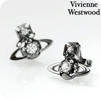 ヴィヴィアン ウエストウッド ピアス レディース ブランド Vivienne Westwood LEE ORB スタッド 両耳用 6201037C 02S104 ガンメタル アクセ