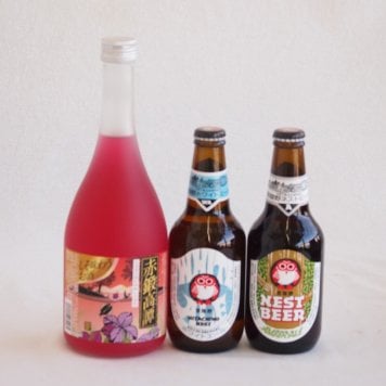 鍛高譚とクラフトビール3本セット(合同酒精赤鍛高譚20度(北海道) 常陸野 アンバーエール(茨城県) 常陸野 ホワイトエール(茨城県)) 720ml×1本 330ml×2本