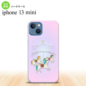 iPhone13mini iPhone13 mini ケース ハードケース メリーゴーラウンド ピンク  nk-i13m-311
