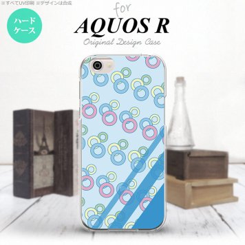 【SH03J】【スマホケース/スマホカバー】【アクオス R】SH03J スマホケース AQUOS R SH-03J カバー アクオス R 丸 青 nk-sh03j-1663【メール便送料無料】