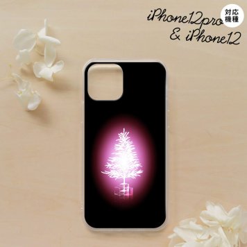 iPhone12/iPhone12pro iPhone12 / iPhone12pro スマホケース ソフトケース ツリー ピンク メンズ レディース nk-i12-tp627