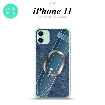 iPhone11 iPhone11 スマホケース ハードケース ベルト 青 メンズ レディース nk-i11-328
