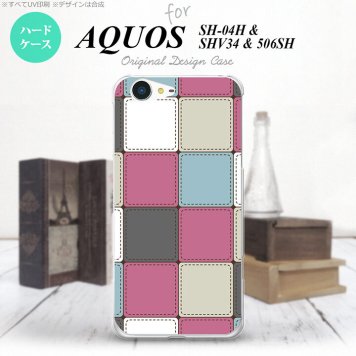 【SH04H】【スマホケース/スマホカバー】【アクオス ゼータ】SH04H スマホケース AQUOS ZETA SH04H カバー アクオス ゼータ パッチワーク風 ミックスB nk-sh04h-1672【メール便送料無料】