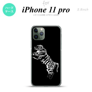 iPhone11Pro iPhone11 Pro スマホケース ハードケース 虎 黒 メンズ レディース nk-i11p-565