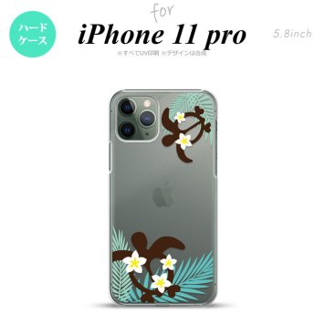 iPhone11Pro iPhone11 Pro スマホケース ハードケース ホヌ 大 青 メンズ レディース nk-i11p-1472