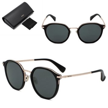 マックスマーラ サングラス MAX MARA MM0147-K/S 01A 54 サングラス ノーズパット MM0147K-01A-54 ブラック グレー ユニセックス