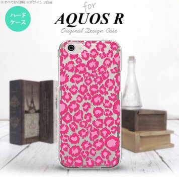 【SH03J】【スマホケース/スマホカバー】【アクオス R】SH03J スマホケース AQUOS R SH-03J カバー アクオス R ヒョウ柄 ピンククリア nk-sh03j-891【メール便送料無料】