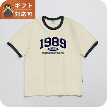 1989スタンダード 1989 STANDARD Tシャツ SRSSTD-0004-IVORY-M ユニセックス アイボリー OUR 1989 Tシャツ Cool Cotton Ringer Tシャツ