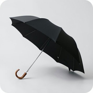 フォックスアンブレラズ FOX UMBRELLAS TL1 Maple Crook 折り畳み傘 晴雨兼用傘 tel1-br-bk ユニセックス BROWN 折畳傘