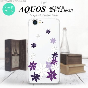 【SH04H】【スマホケース/スマホカバー】【アクオス ゼータ】SH04H スマホケース AQUOS ZETA SH04H カバー アクオス ゼータ ティアレ 紫 nk-sh04h-1078【メール便送料無料】