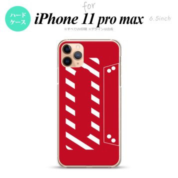 iPhone11ProMax iPhone11pro max スマホケース ハードケース カセットテープ 赤 メンズ レディース nk-i11pm-188