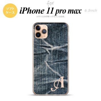 iPhone11ProMax iPhone11pro max スマホケース ソフトケース ピクチャ ジーンズ 青 +アルファベット メンズ レディース nk-i11pm-tp731i